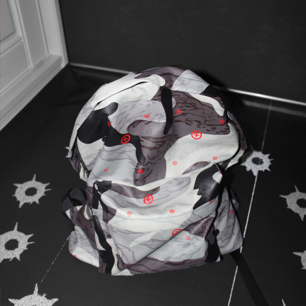 Roman Kayser 25SS RGB TARGET CAMO Pulse Snow Camouflage Leather Backpack Large Capacity image 4