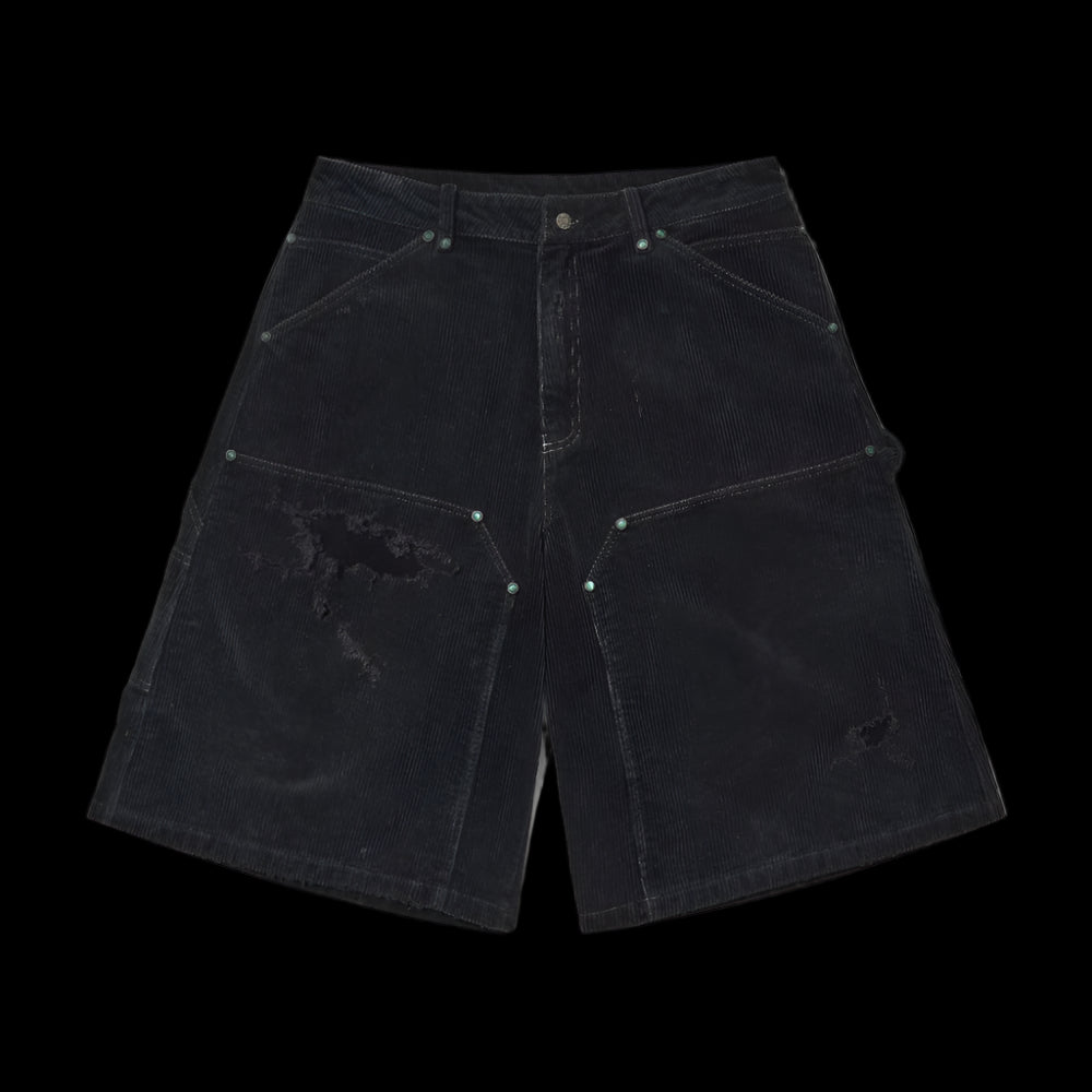 PacShop pac Cheetah Black Double Knee Corduroy Jade Shorts DOUBLE KNEE SHORTS image 15