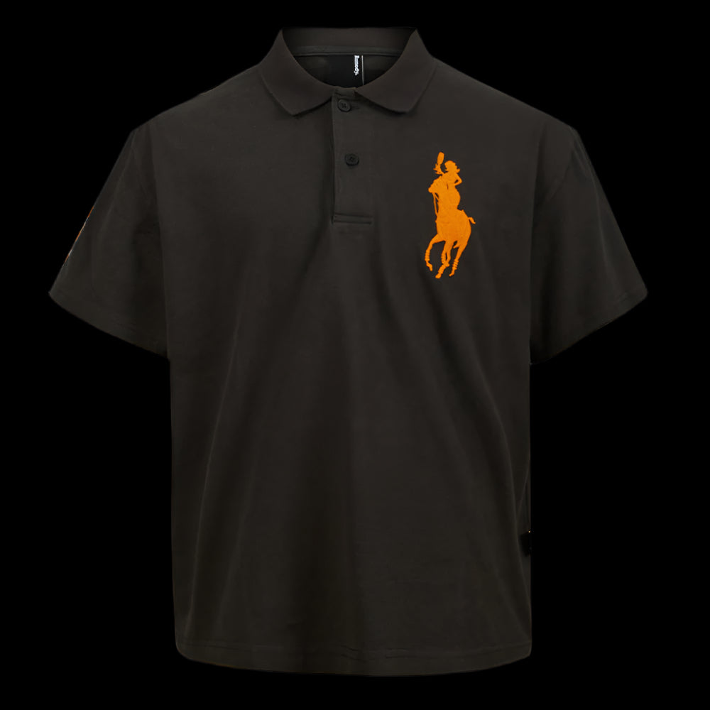 RemedyR Lauren Summer China Chic Loose Embroidery Short Sleeve T shirt American Fashion POLO Shirt for Men and Women image 16