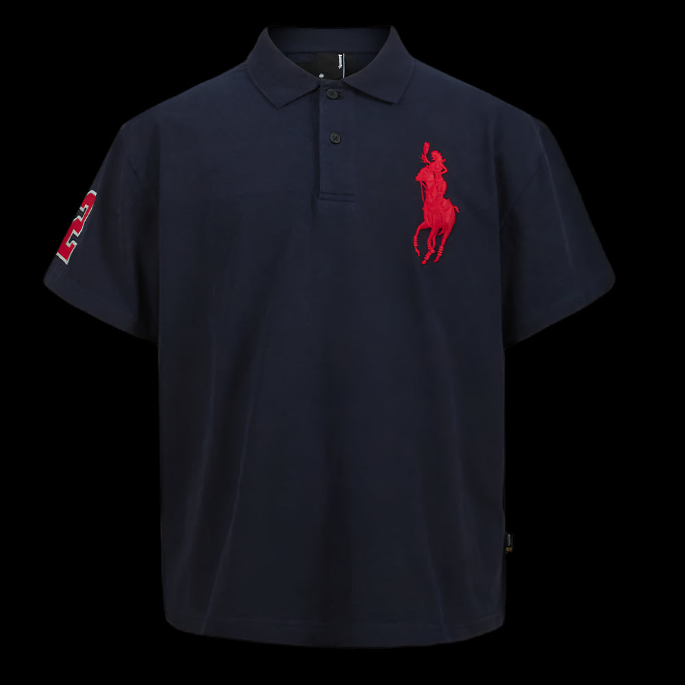 RemedyR Lauren Summer China Chic Loose Embroidery Short Sleeve T shirt American Fashion POLO Shirt for Men and Women image 26