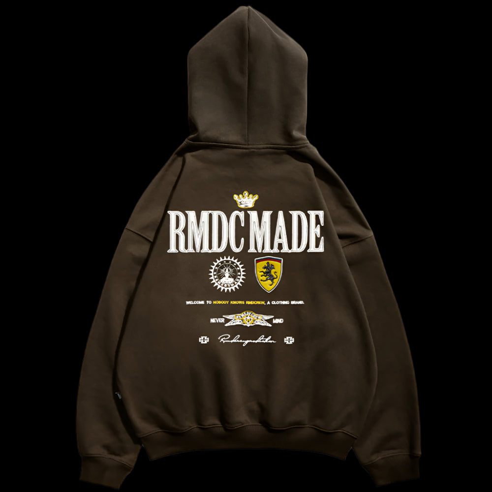 Remedy National Trend Autumn and Winter New Embroidered Loose Hoodie Jacket American Street Fashion Brand Heavy Hooded Sweater Men image 26
