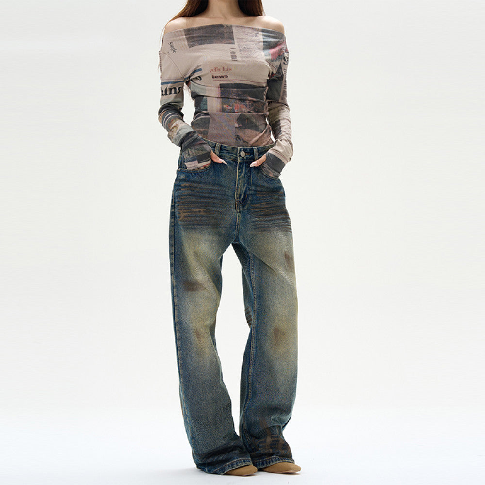 77FIGHT SINCE 77X77 RustRiot Denim Jeans