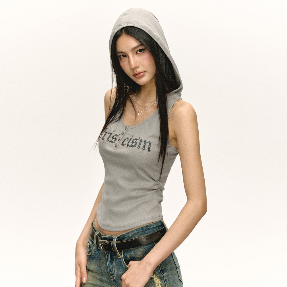 Ariseism American vintage camisole vest for women s summer new hot girl top image 4