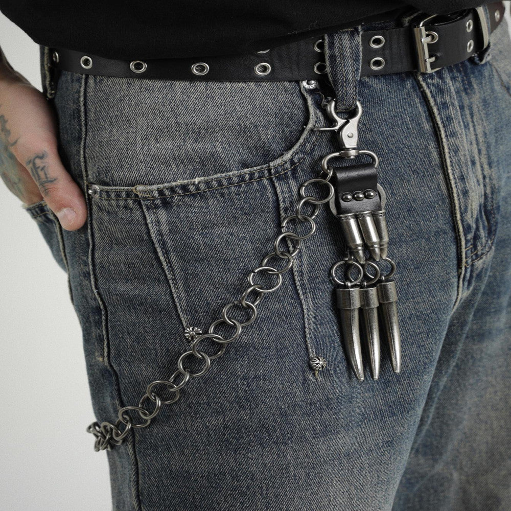 LOVEISWAR Demon King Waist Chain Original Handmade Punk Wasteland Style Advanced Heavy Industry Retro Vintage Waist Chain image 5