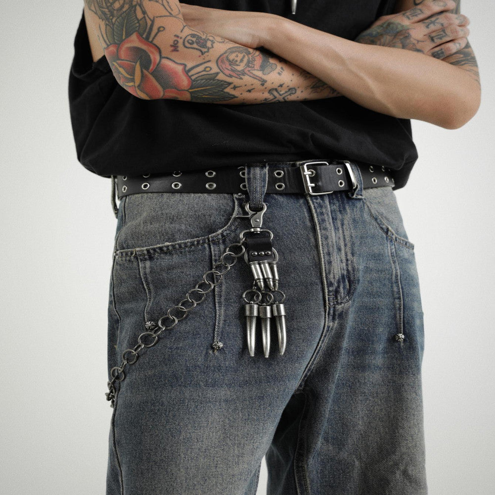 LOVEISWAR Demon King Waist Chain Original Handmade Punk Wasteland Style Advanced Heavy Industry Retro Vintage Waist Chain image 6