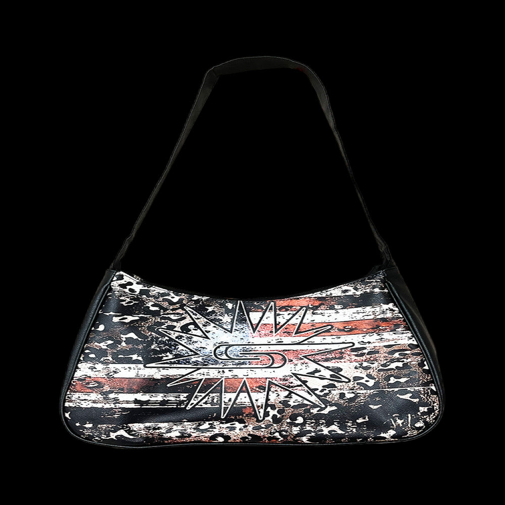 SAN prologue original niche light Asian street high end leather one shoulder underarm bag spicy girl versatile bag image 0