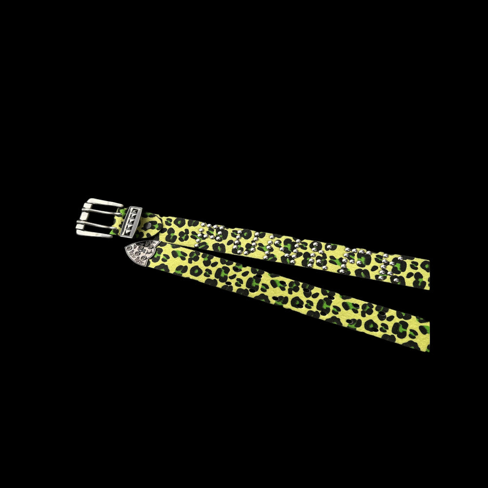 PunkFK Camouflage Hair Punk Belt
