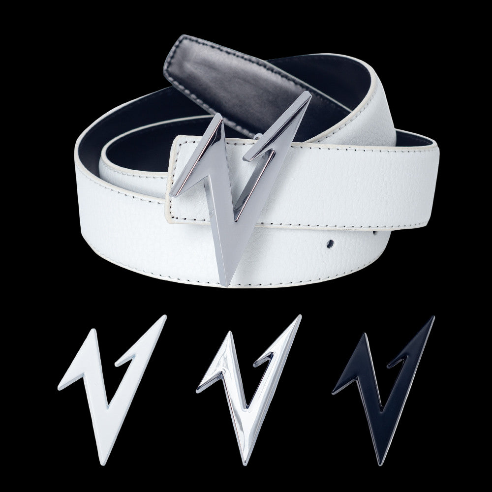 VAKA TYPEHYT2024s antique cowhide waist belt with metal zinc alloy buckle image 0