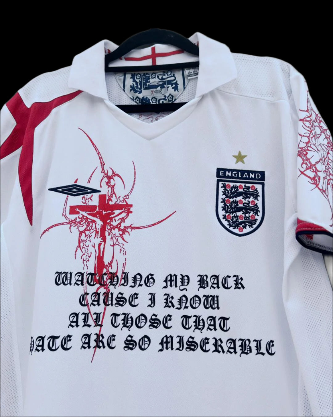 PT269 1:1 Cybersigilism Remake England Jersey