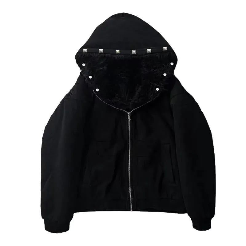 PAIIKI "Cyrus Empire" seal cross anti-mink furJacket