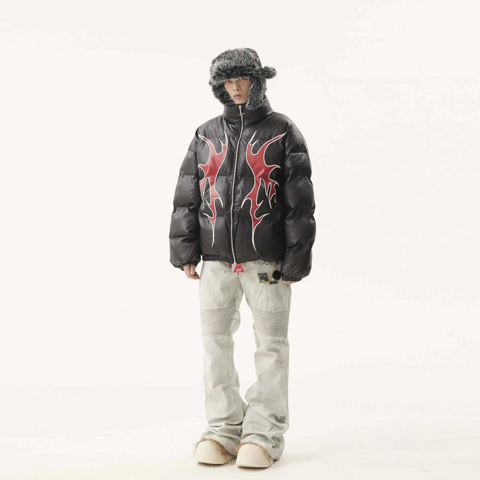 BTSG Leather Flame Thrower Coat