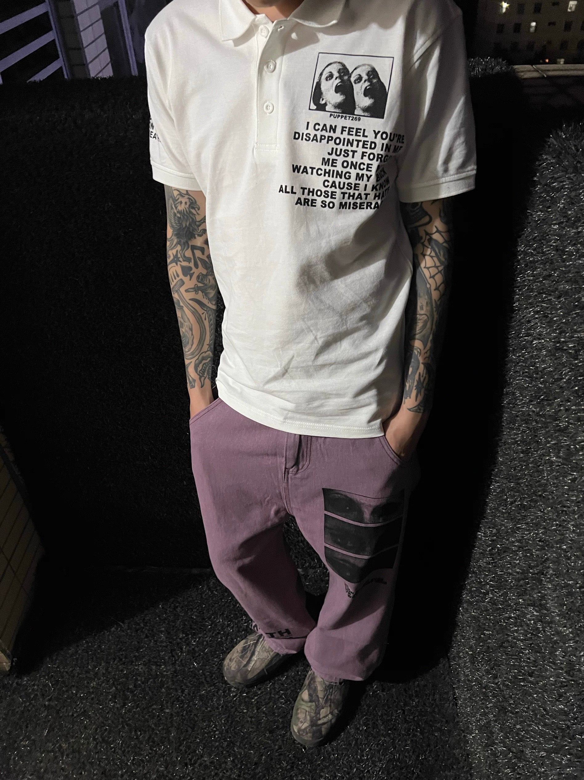 PT269 Punk Poster Polo