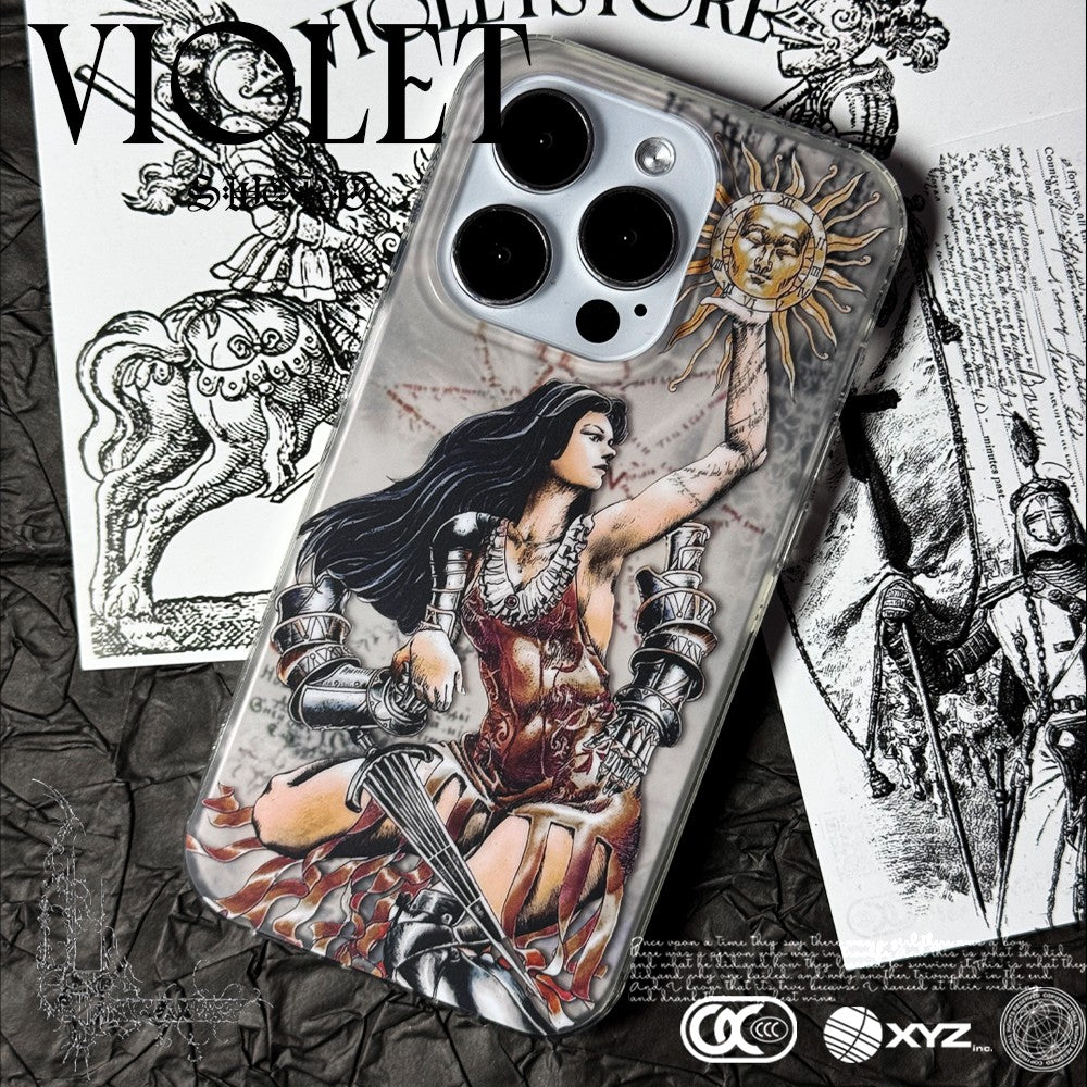 "Sun Goddess" Spliced Phone Case