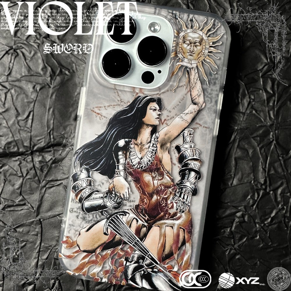 "Sun Goddess" Spliced Phone Case