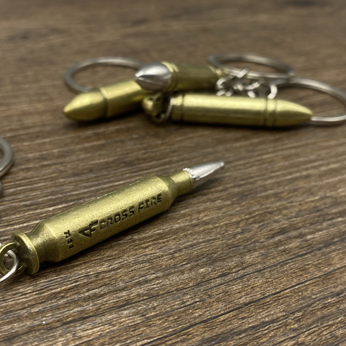 Crossfire Bullet Keychain β Tactical Edge