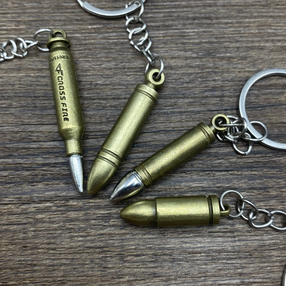 Crossfire Bullet Keychain β Tactical Edge