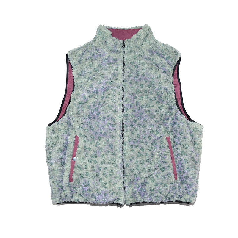 Double Sided Leopard Print Vest