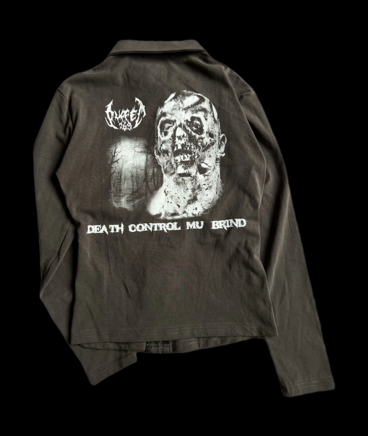 Gothic Long Sleeve Polo Shirt