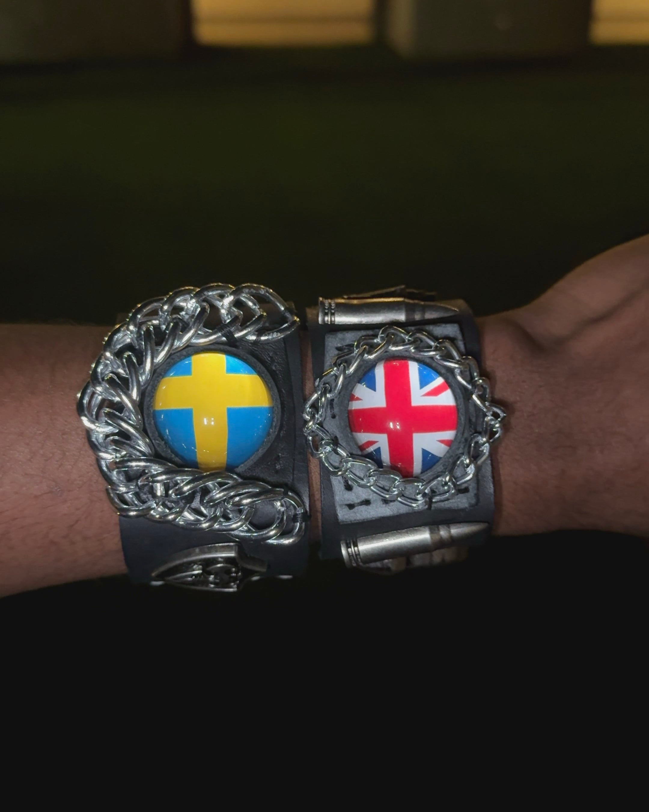UK Flag Illusion Bracelet