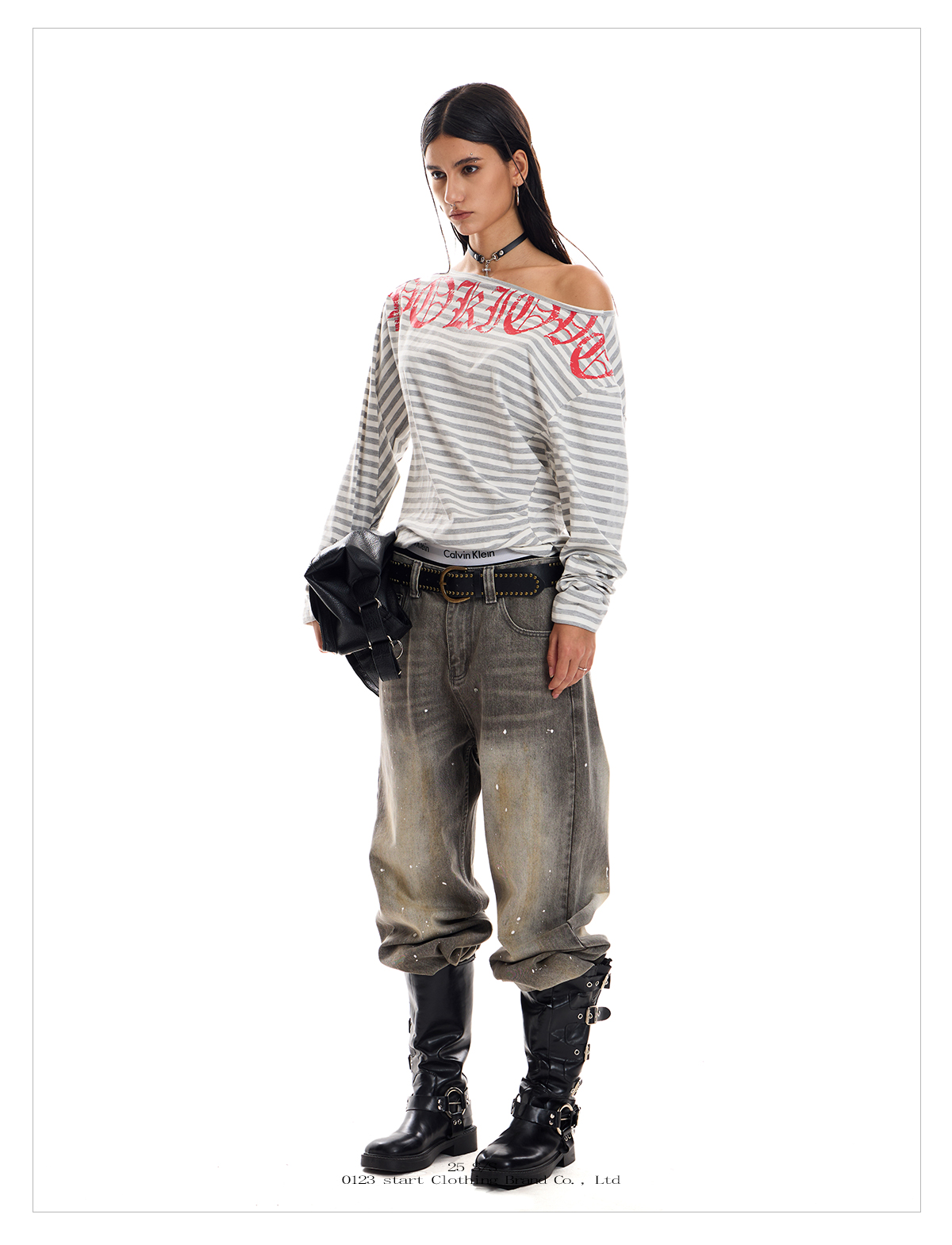 Midnight Stripes Graphic Tee