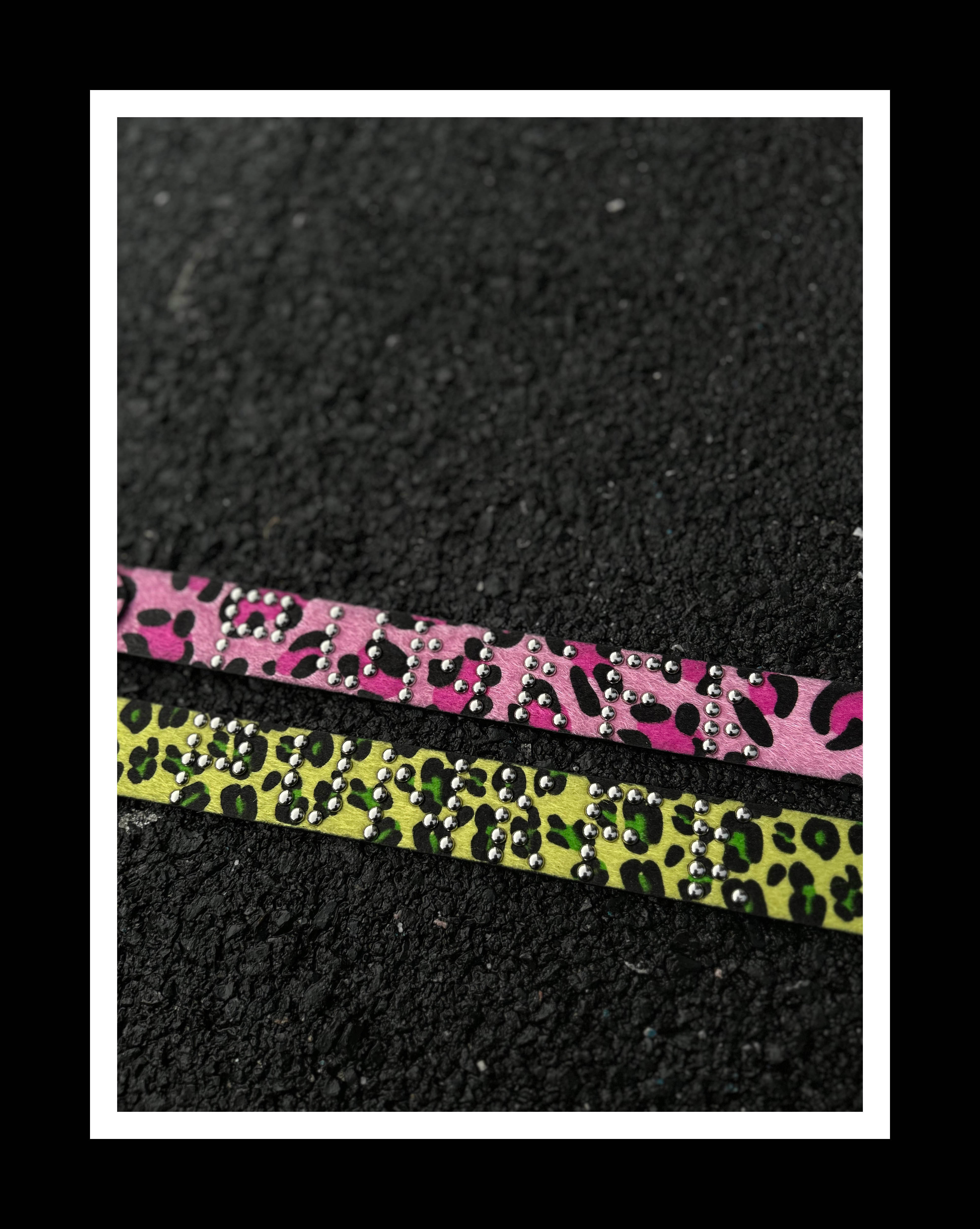 PunkFK Camouflage Hair Punk Belt