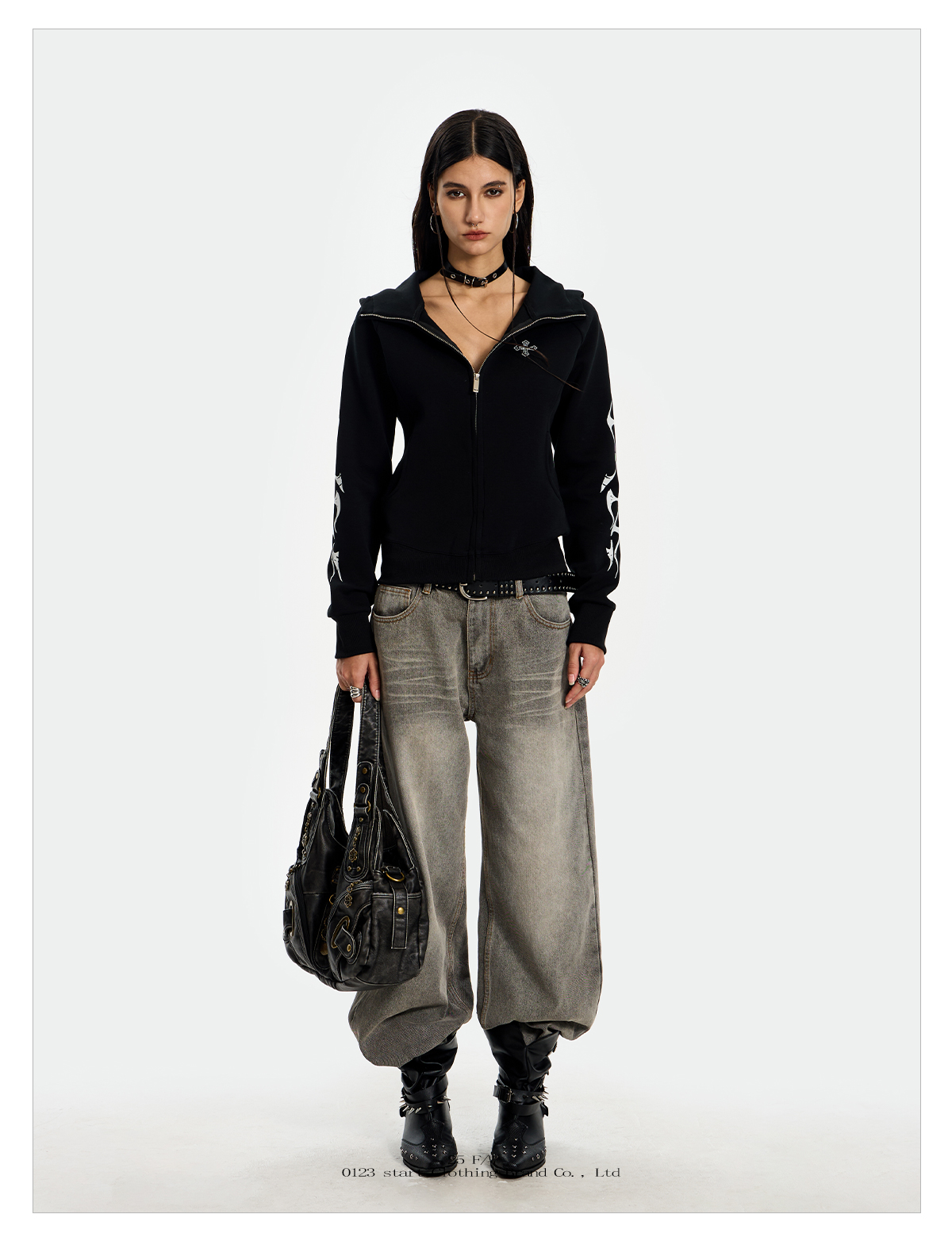 Black Flame Hoodie