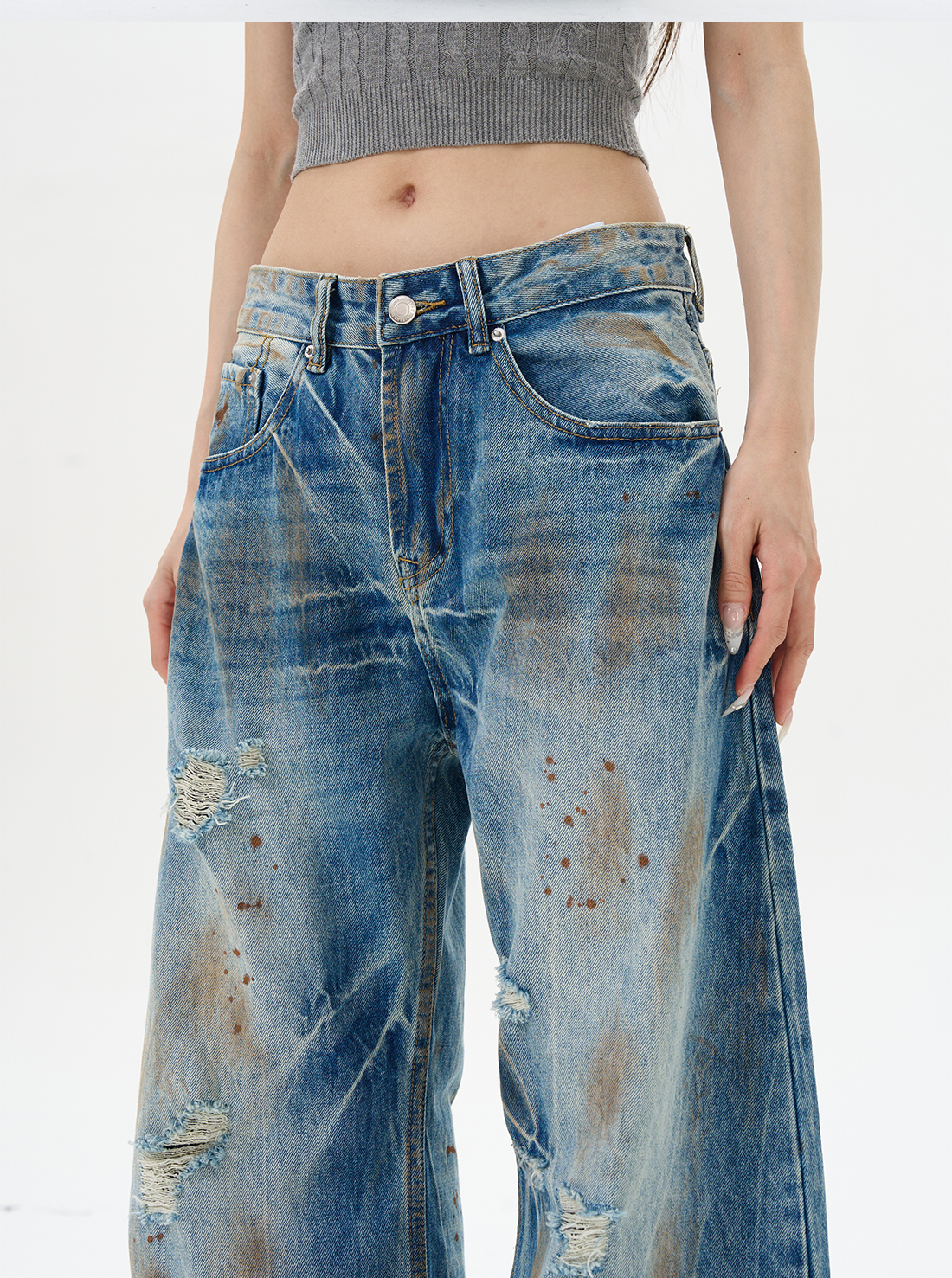 WLNEXT GrungeFade Denims