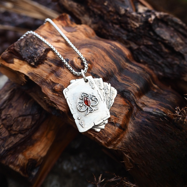 NightMelody SpadeFlame Necklace