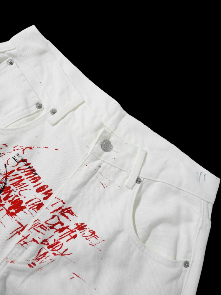 SMILEANDSAD GhostSketch Denim