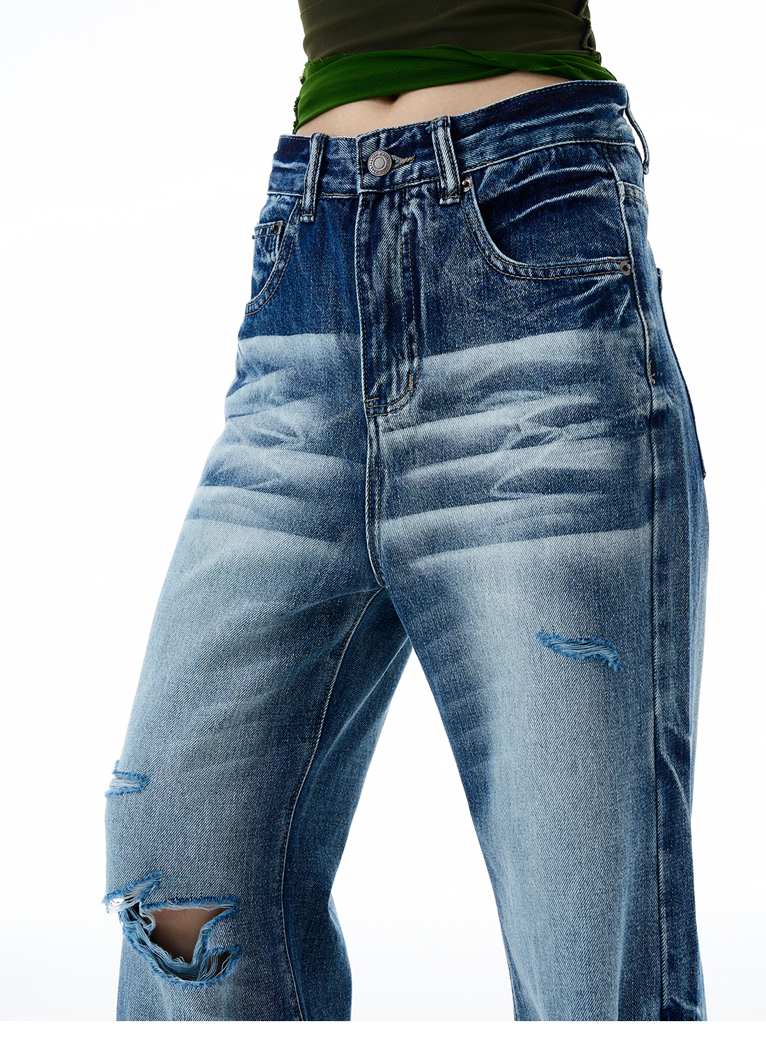 WLNEXT ShatterFade Denim Jeans