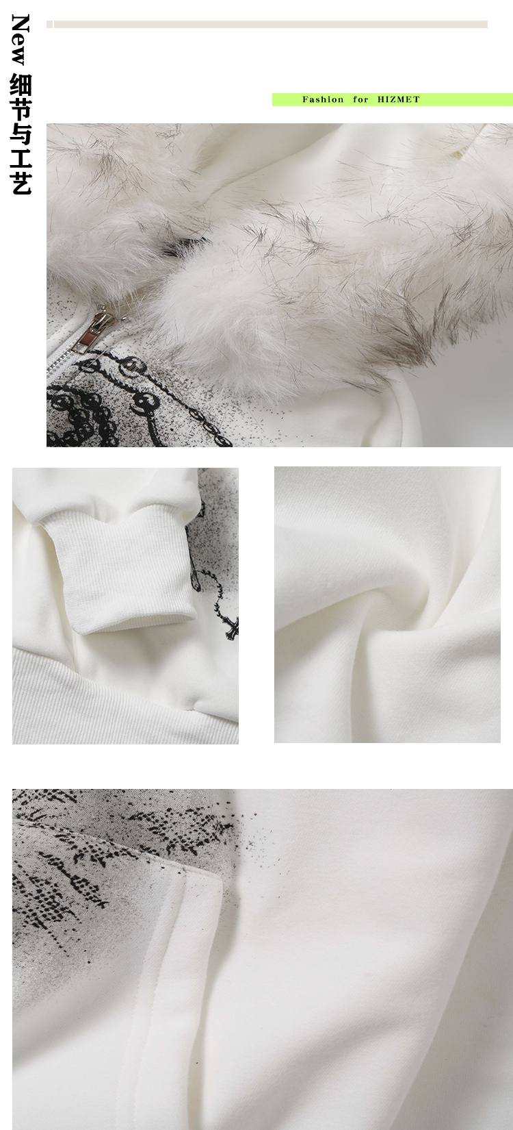 SaintRebel Fur Hoodie