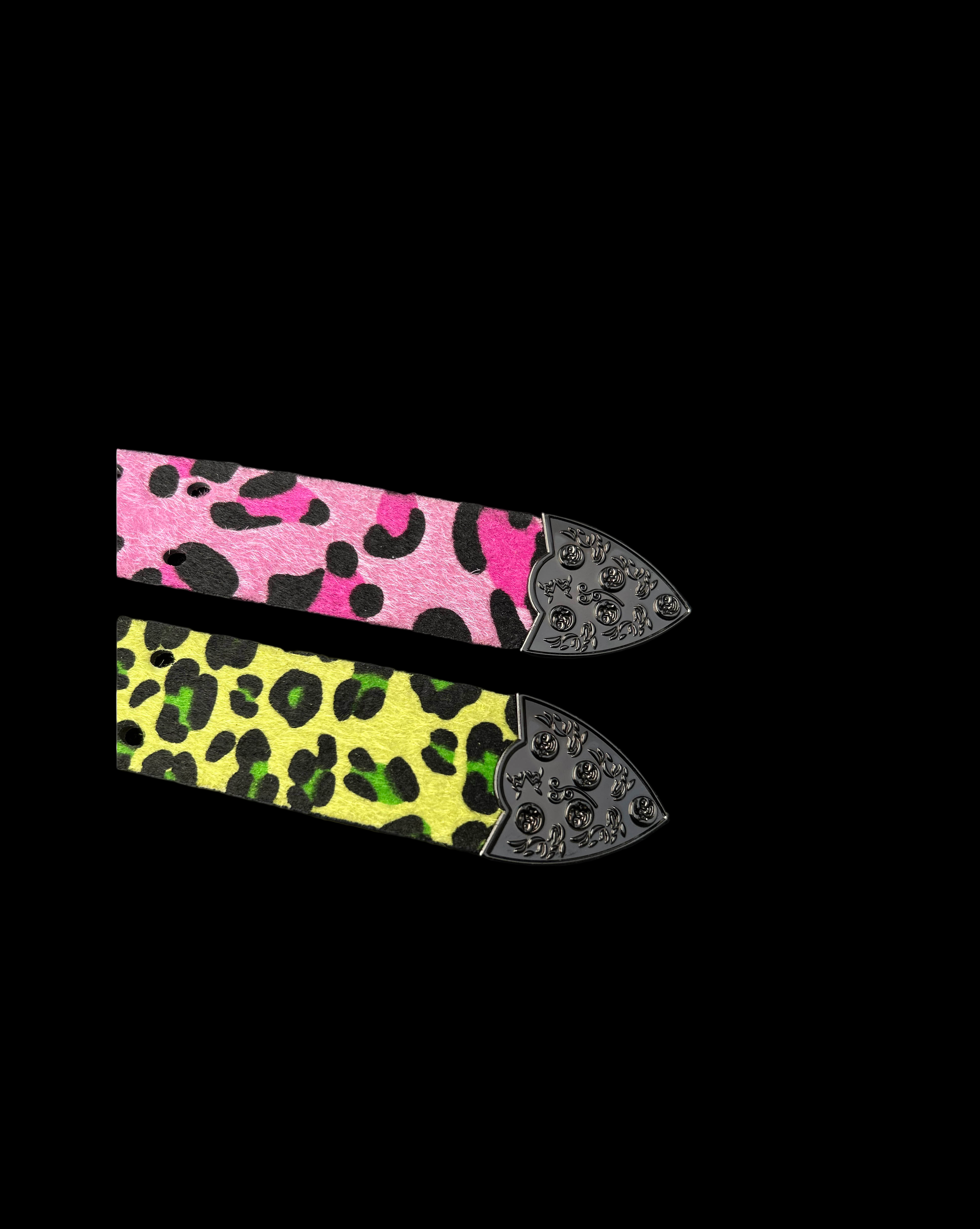 PunkFK Camouflage Hair Punk Belt