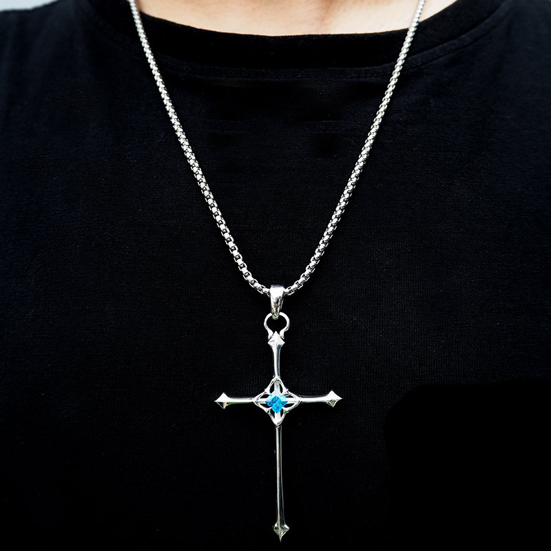 Nocturne Studio Frosted Creed Necklace