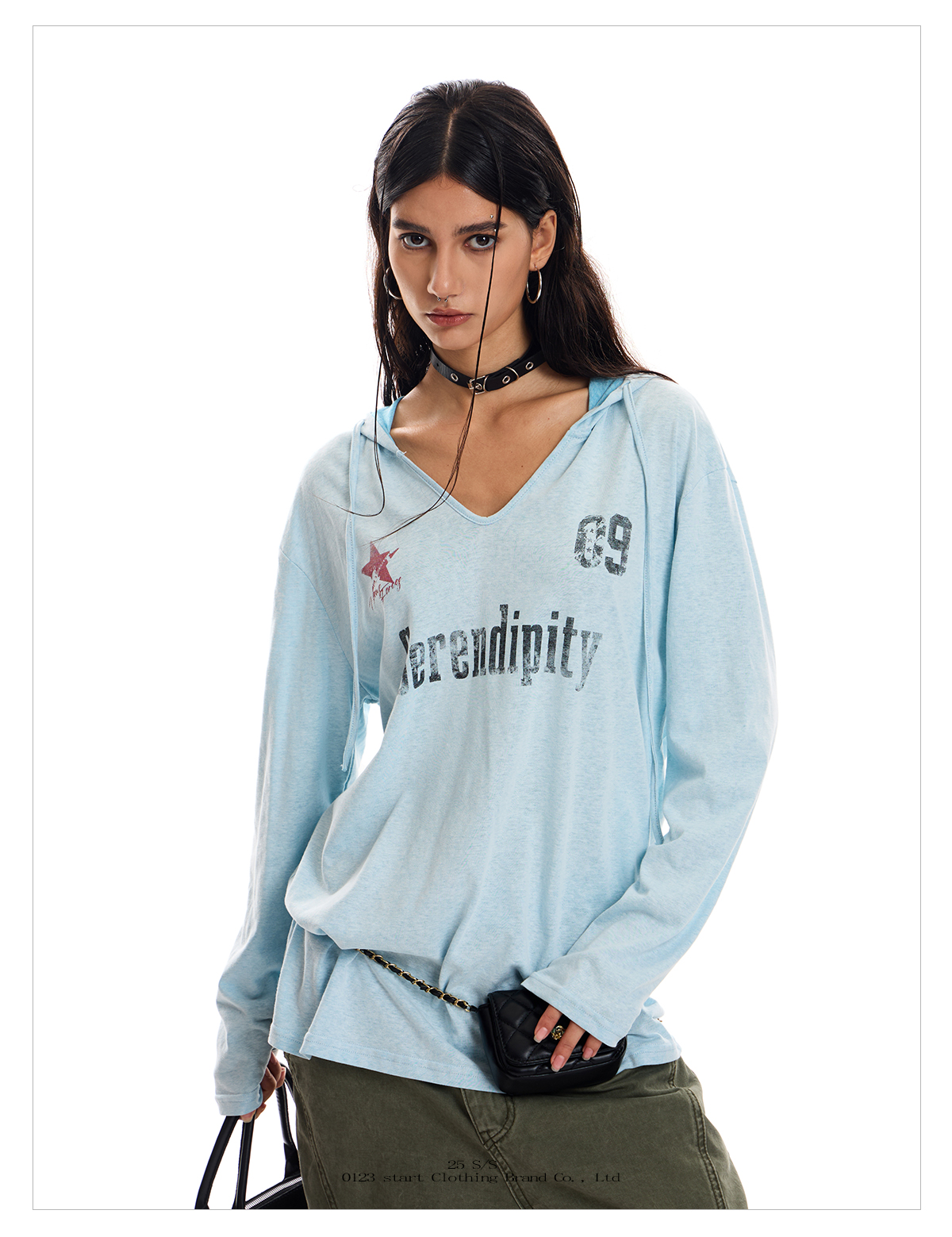 Serendipity 69 Hooded Top