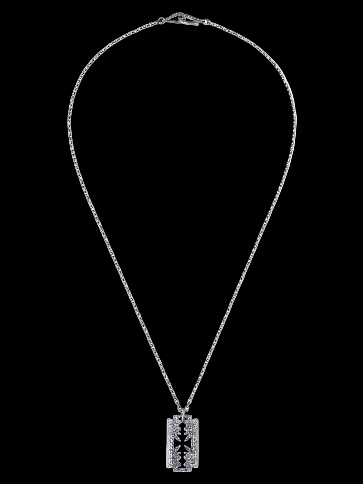 JANENG Retro Blade Necklace