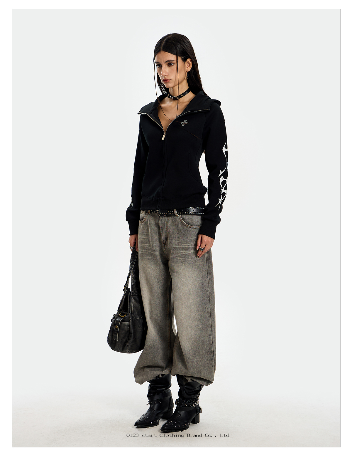 Black Flame Hoodie