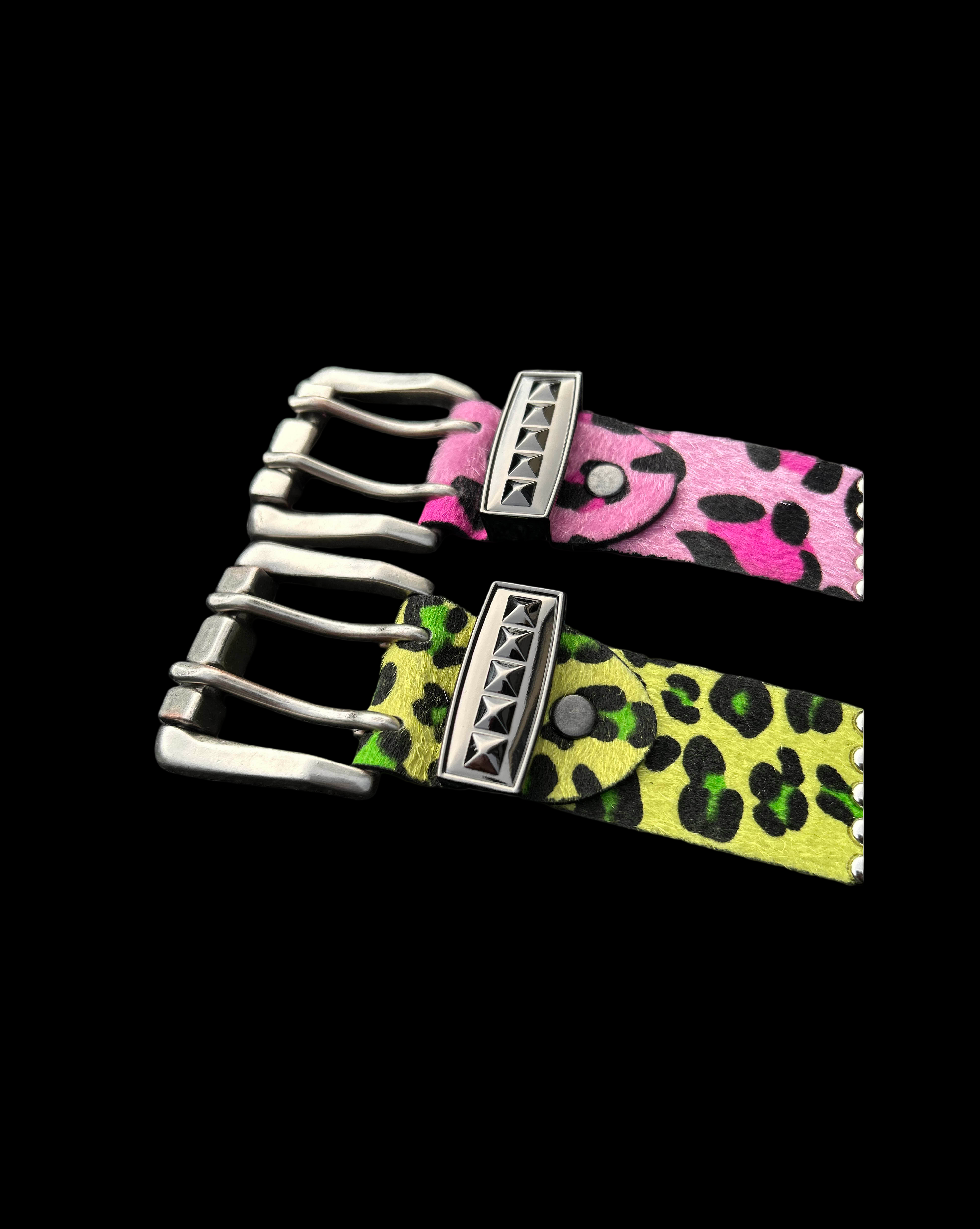 PunkFK Camouflage Hair Punk Belt