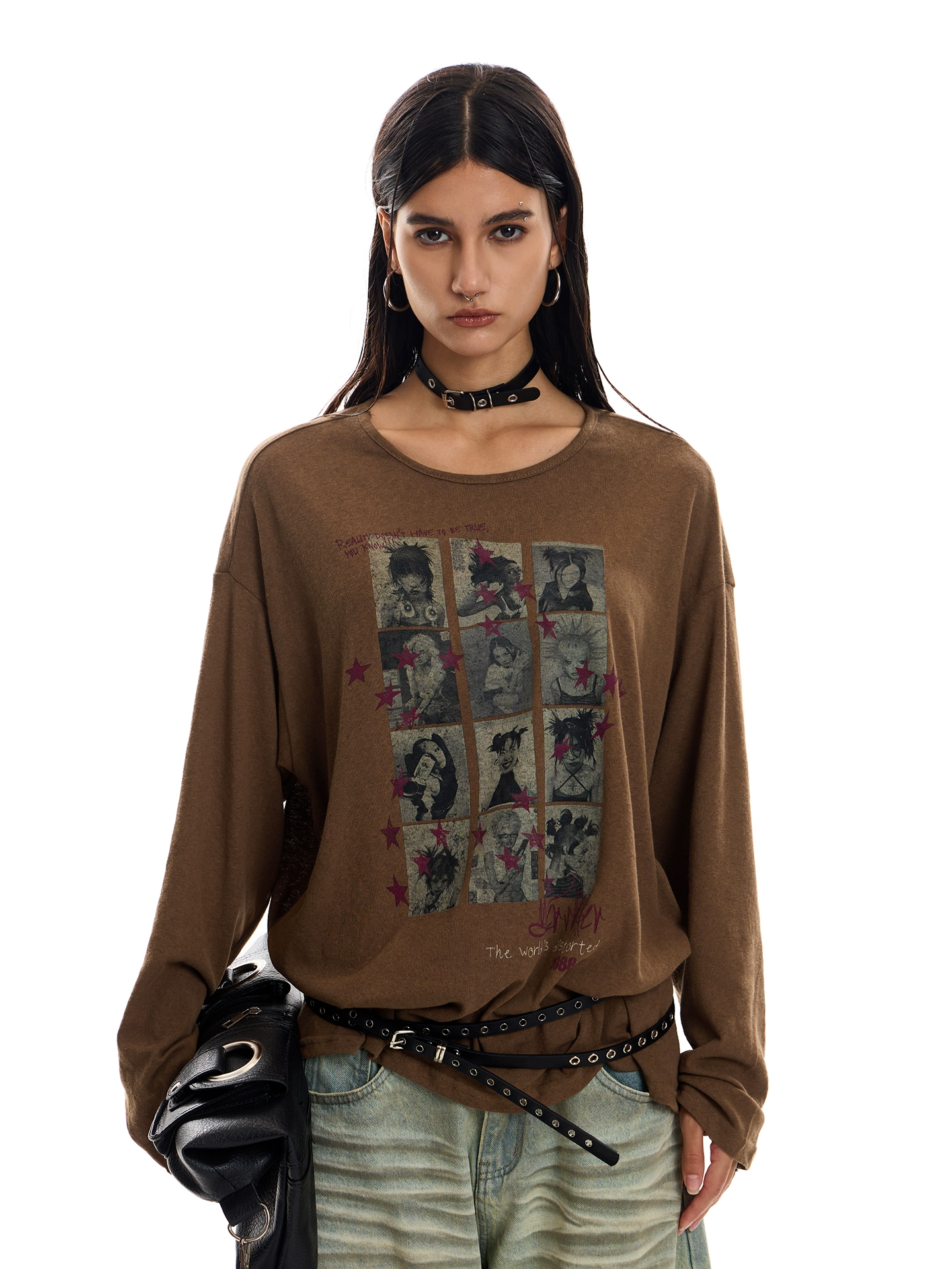 Vintage Grid Graffiti Tee