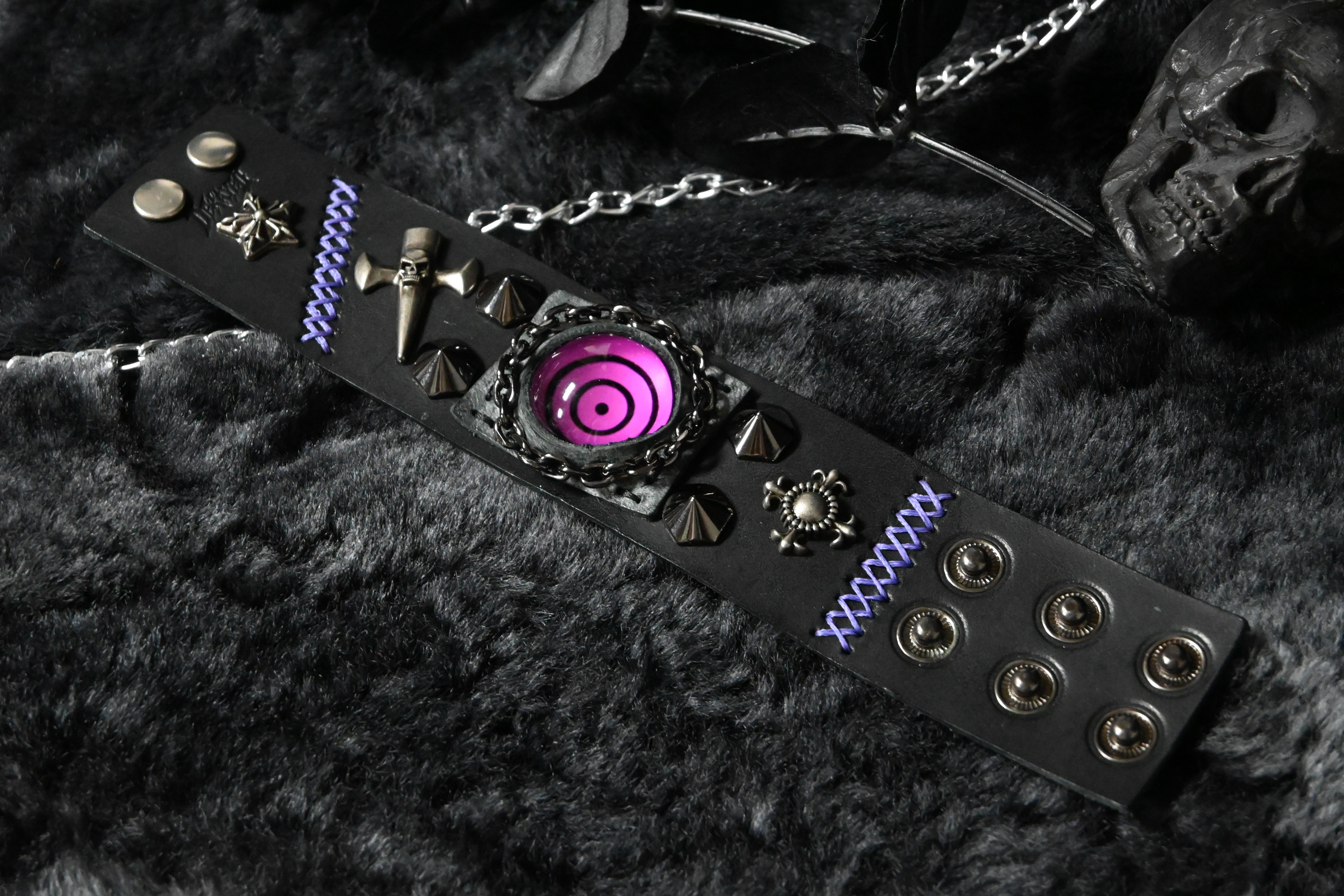 Rinnegan Chrome Eye Bracelet