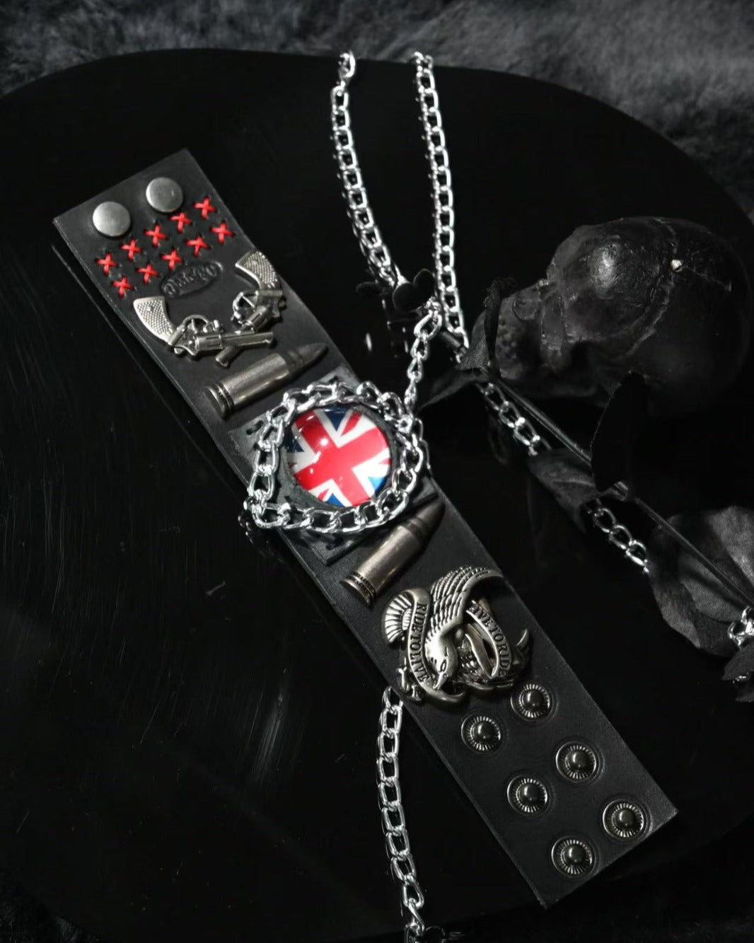UK Flag Illusion Bracelet