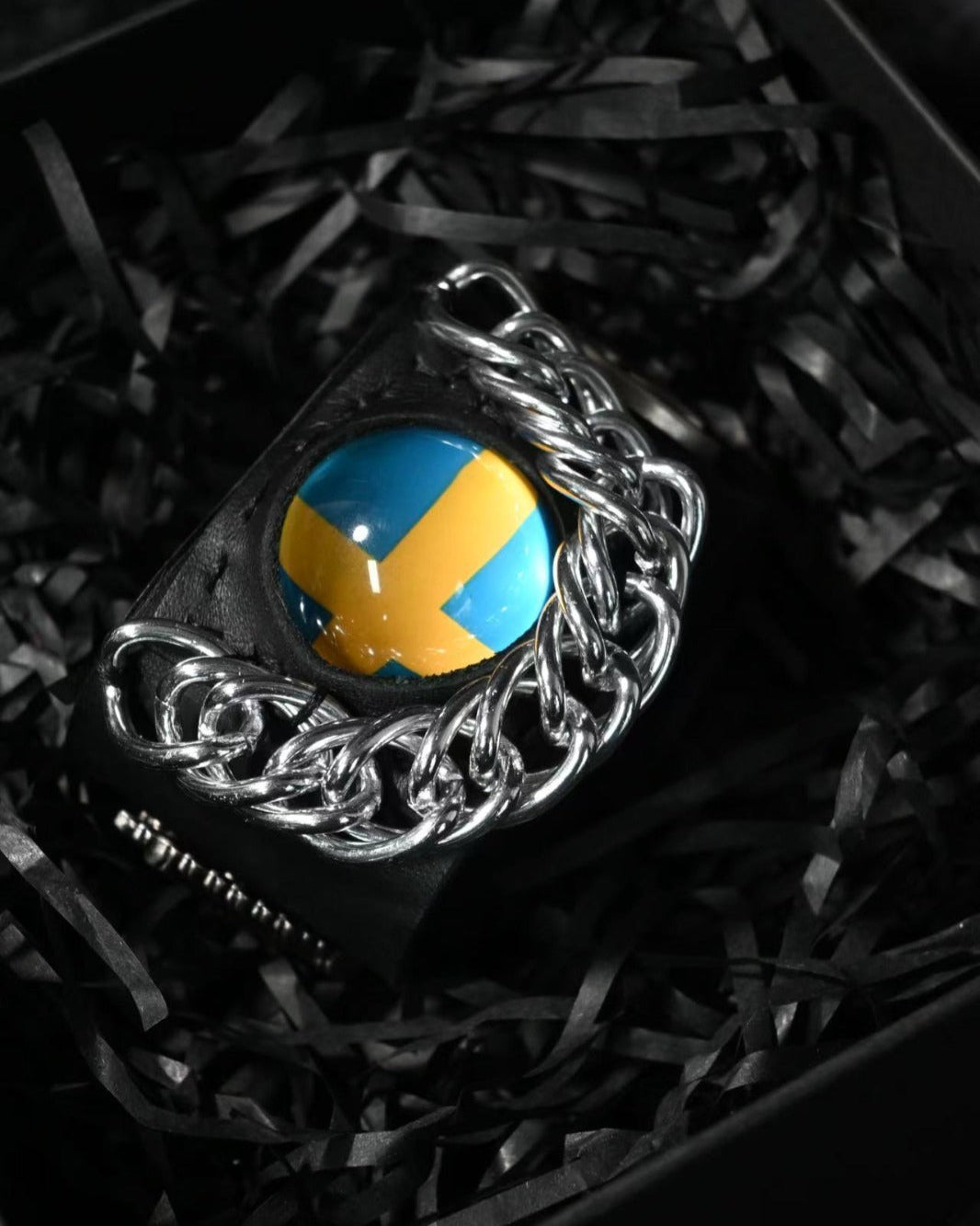 Sweden Flag Illusion Bracelet