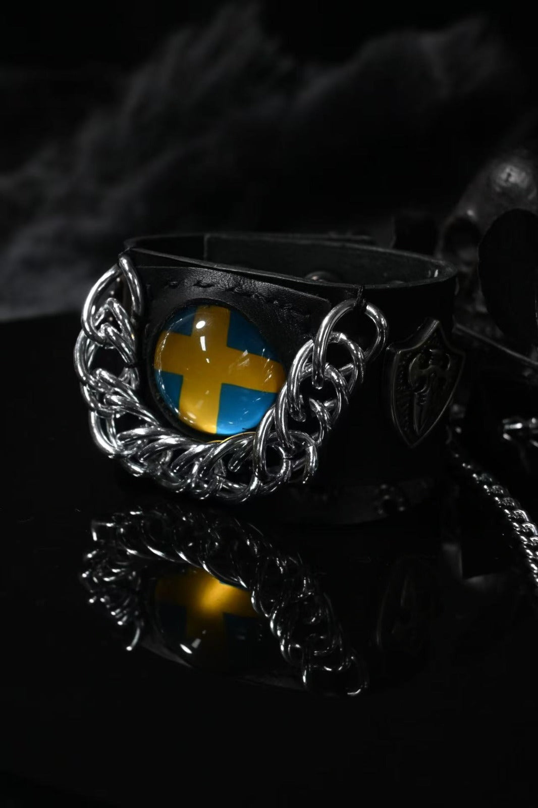 Sweden Flag Illusion Bracelet