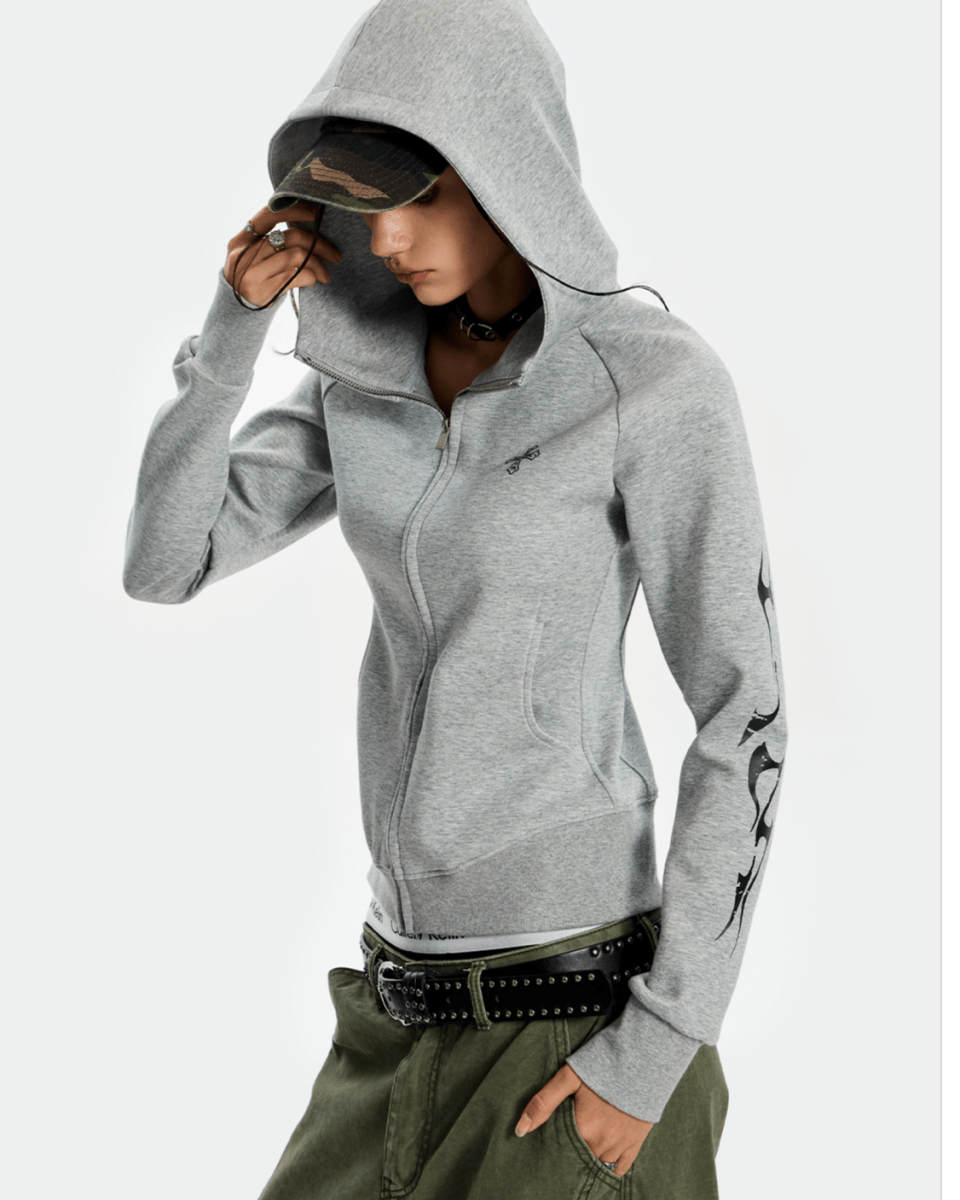 Black Flame Hoodie - Dekayed