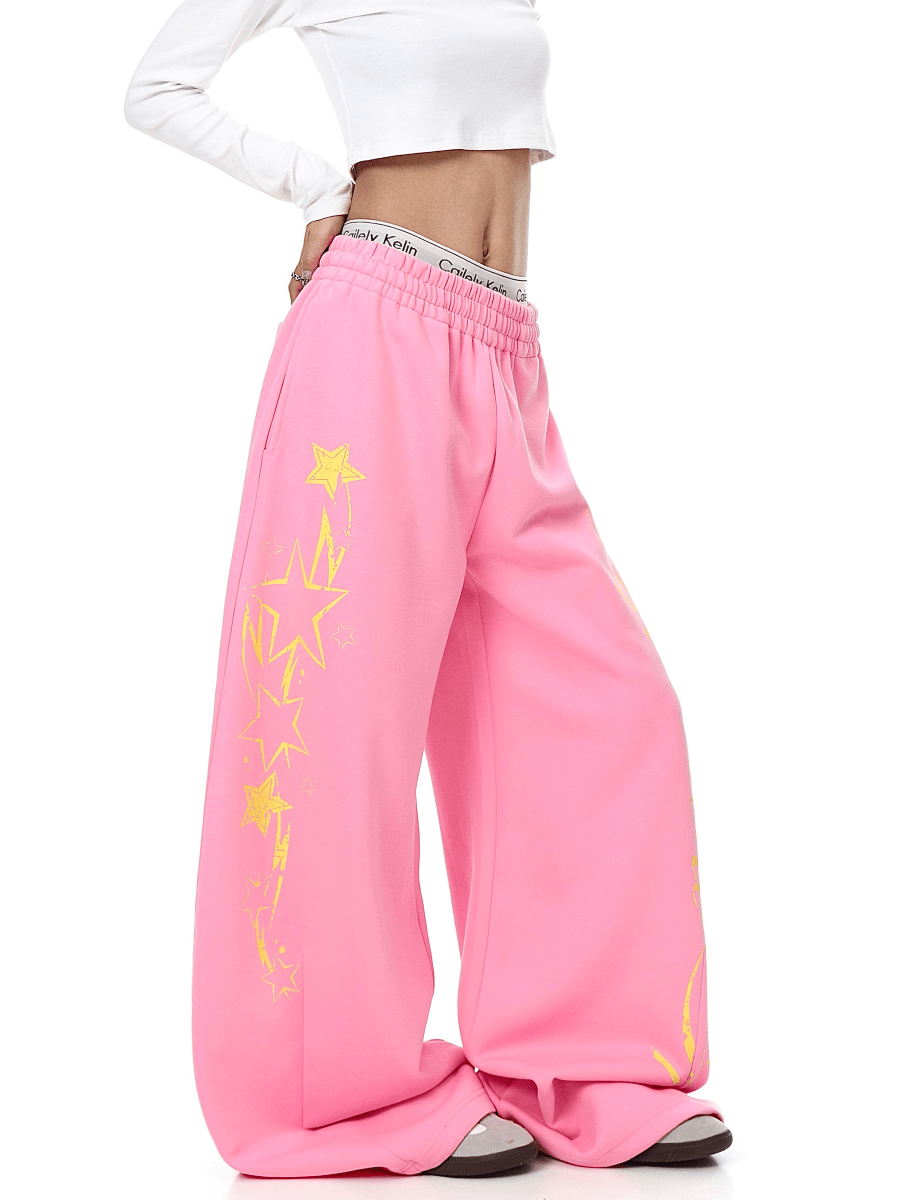 BLACKLISTS StarPop Baggy Sweatpants - Dekayed