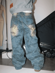 Bleach Rift Denim Pants - Dekayed