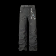 Chain Relief Print Jeans - Dekayed
