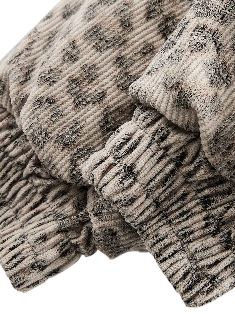 Cheetah Print Mink Fur Hooded Jacket - Dekayed