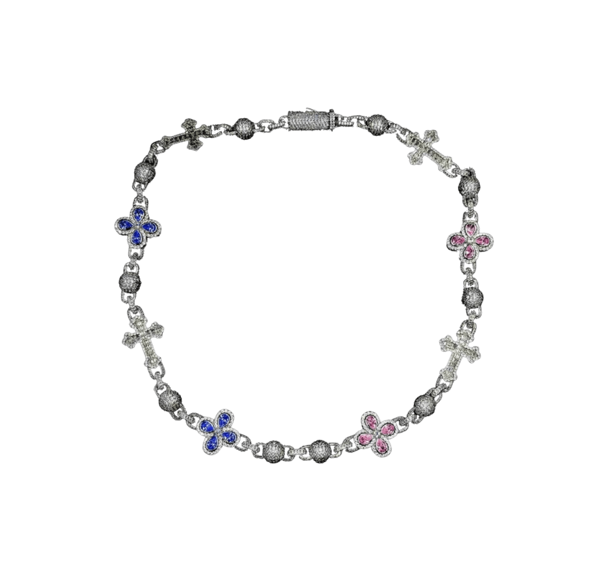 CLOVE DIAMOND CROSS CHAIN - Dekayed