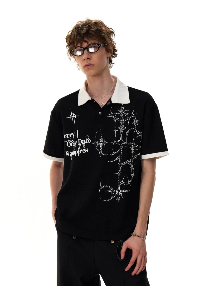 Dead Cybersiglism Waffle Collar Jersey - Dekayed