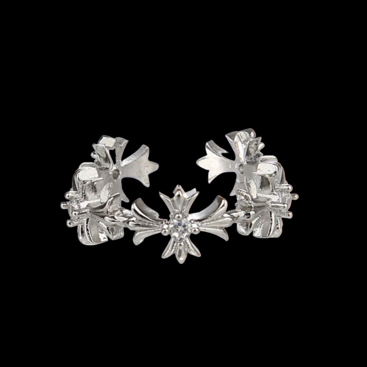 DIAMOND CROSS RING - Dekayed